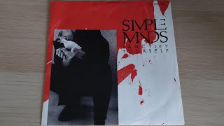 Sanctifty yourself  Simple minds 7quot vinyl single ultra clean [upl. by Hildick]