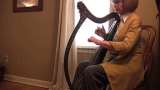 The Egan Portable Irish Harp c1819 quotCarolans Concertoquot [upl. by Aivekahs390]