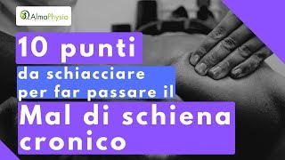 10 punti da schiacciare per far passare il mal di schiena cronico [upl. by Haggi900]