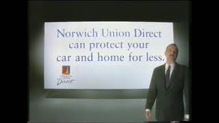 Norwich Union Direct advert with John Cleese  27th January 1996 British television commercial [upl. by Kubis]