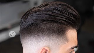 Como cortar cabello LARGO de hombre con un FADE  TUTORIAL [upl. by Yup]