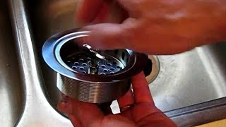 How to replace a sink strainer basket [upl. by Suelo]