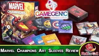 Gamegenic Marvel Champions Art Sleeves Review [upl. by Brouwer]