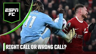 Liverpool denied a ‘STONEWALL’ penalty in injury time vs Manchester City  Marcotti  ESPN FC [upl. by Brantley]