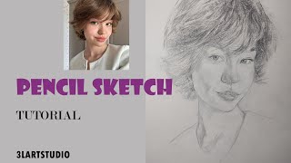 Pencil sketch the drawing process [upl. by Anir935]