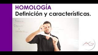 Homología Definición y características [upl. by Nueormahc]