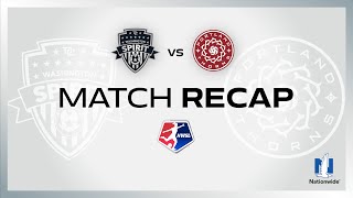 FULL HIGHLIGHTS  Washington Spirit vs Portland Thorns FC [upl. by Pisarik658]