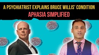 What is Aphasia  Types of Aphasia  A Psychiatrist Explains Bruce Willis Condition [upl. by Yeltnarb995]