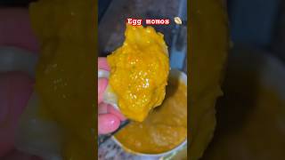 Egg momos🥟shortvideo streetfood nefoodiegirl gurungeatingchannel subscribe shorts [upl. by Prudy428]