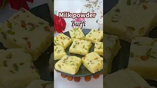 Milk Powder Barfi Recipe 😍 diwalispecial milkpowderbarfi trending shorts viral [upl. by Hi]