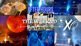 The Weeknd Vlog  AFTER HOURS  London🌝 [upl. by Nosnah]