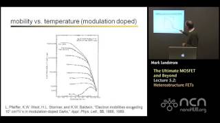 nanoHUBU Nanoscale Transistors L52 The Ultimate MOSFET and Beyond  Heterostructure FETs [upl. by Nezam192]