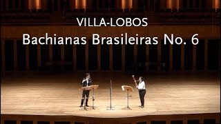 Bachianas Brasileiras No 6 • VillaLobos • Membros da Academia Osesp [upl. by Prober]