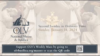 OLVs Weekly Mass  Second Sunday in Ordinary Time  from OLV National Shrine amp Basilica [upl. by Pelag]