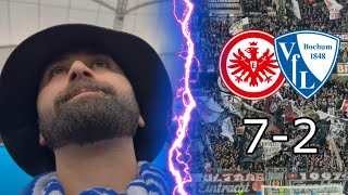 FRANKFURT DEKLASSIERT BOCHUM  STADIONVLOG [upl. by Nrublim]