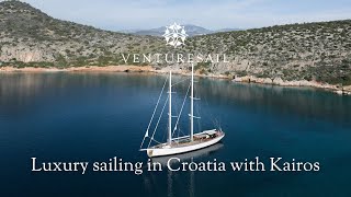 Luxury sailing holidays in Croatia onboard classic yacht Kairos [upl. by Pussej]