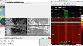 20190210 NOAA19 APT FM  1371 MHz [upl. by Luoar]