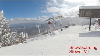 Snowboarding Stowe VT ‘21 [upl. by Haroun]