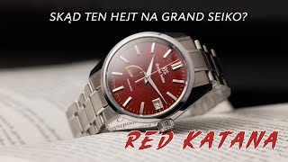 GRAND SEIKO SBGA493 quotRED KATANAquot  recenzja zegarka [upl. by Airol]