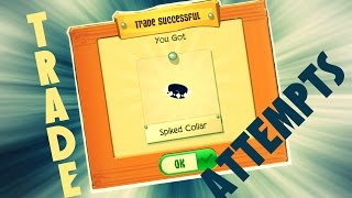 ANIMAL JAM PLAY WILD  TRADING ATTEMPTS  BLACK SPIKED COLLAR [upl. by Anada]