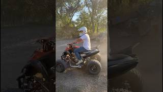 Piled it up😅 foryoupage fyp viralvideo quad raptor700r wreck 4wheeler trucksoftiktok [upl. by Indys748]