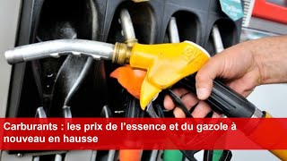 Carburants  les prix de l’essence et du gazole à nouveau en hausse [upl. by Rask]