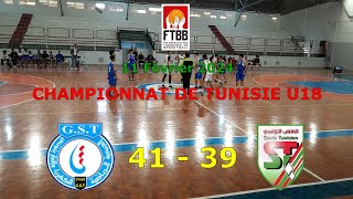 Z101 M45 U18 GSTST 4139 1122024 Tunisia Basketball [upl. by Kong]