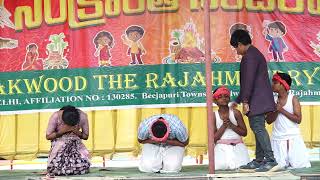 Sankranthi Sambaralu at OAKWOOD School Rajahmundry 2024 part 07 of 12 Skit By Class 7 Children [upl. by Airtina]