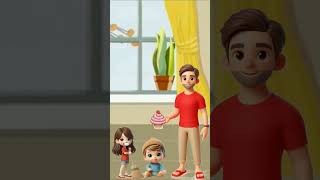 Animasi kartun tempel pilih kue cartoon animation shorts [upl. by Marian686]