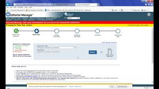 Authors Revised Manuscript Submission Editorial Manager [upl. by Meyeroff]