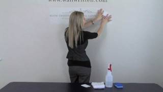 How to Apply Vinyl Wall Quotes  Video 4 Removing the Transfer Tape [upl. by Eilrak]