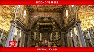 Second Vespers 5th August 2024 Pope Francis [upl. by Aremaj]