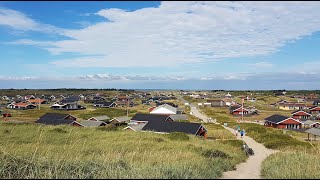 Bjerregård von oben Familienferien in den Dünen von Dänemark [upl. by Mad]