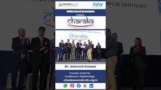 Meet Dr Jnanesh Kannur one of our Charaka Award Winner for Excellence in Implantology [upl. by Gizela]