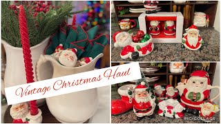 Amazing vintage Christmas thrift haul ❤️🎅🏻🎄 thrifthaul vintagechristmas [upl. by Selda]