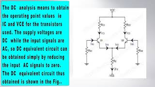 Differential Amplifier Circuit using Transistorsdesign and DC analysis in NI Multisim [upl. by Pillyhp]