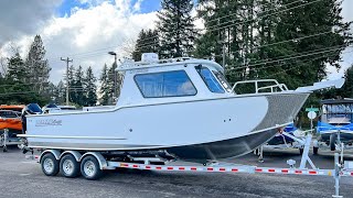 2023 Hewescraft Alaskan 270 Prototype boat walkthrough [upl. by Olive]