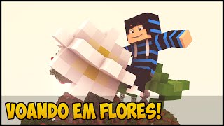 Minecraft DinoCraft 17  Voando em FLORES [upl. by Leander]