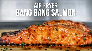 Cooking Salmon in the Air Fryer  Air Fried Sockeye Salmon Street Tacos [upl. by Jacey]