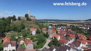 Felsberg von oben Eine Reise über die 3 Burgen Stadt [upl. by Notserp]