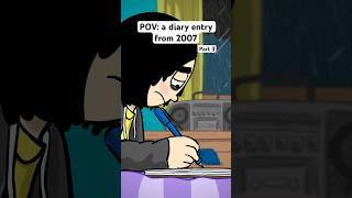 Episode 3 of my real diary dramas 2000s 2010 emo comedy lgbt animation cartoon shorts y2k [upl. by Vally]