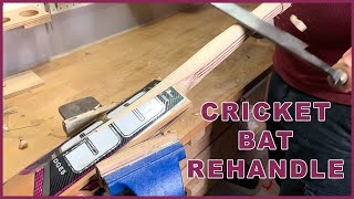 Cricket bat Rehandle  Replacing a broken cricket bat handle [upl. by Anreval960]