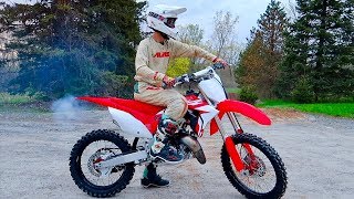 2019 CR125 2 STROKE FIRST RIDE [upl. by Nabila]