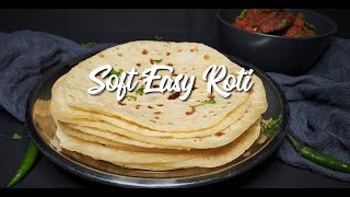 Soft Easy Roti Recipe  Easy Step By Step Recipe  Chapati  EatMee Recipes [upl. by Daraj991]