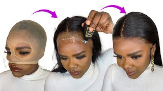 STOP Using Wrong Wig Glue How To RE INSTALL Frontal Wigs For BEGINNERS [upl. by Camm]