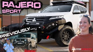 2022 Mitsubishi Pajero 4x4 Big Build  Wheels  Tyres amp 4x4 Accessories  Crazy Reaction [upl. by Anaik]