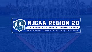 NJCAA Region 20 Mens Lacrosse Championship CCBC Essex vs Harford April 30 2023 [upl. by Novah]