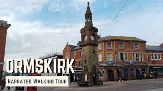 ORMSKIRK  4K Narrated Walking Tour  Lets Walk 2022 [upl. by Conan]