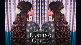 Long lasting Curls  Bridal or Bridesmaid Hairstyle [upl. by Waynant]