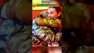 Hero comes homesoldier soldierscominghome soldiersurprise cominghome love [upl. by Naud]